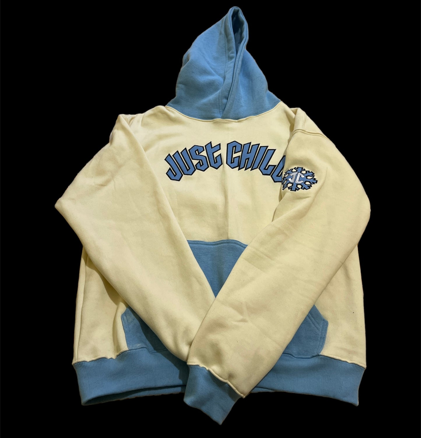 Cream Snowflake Hoodie