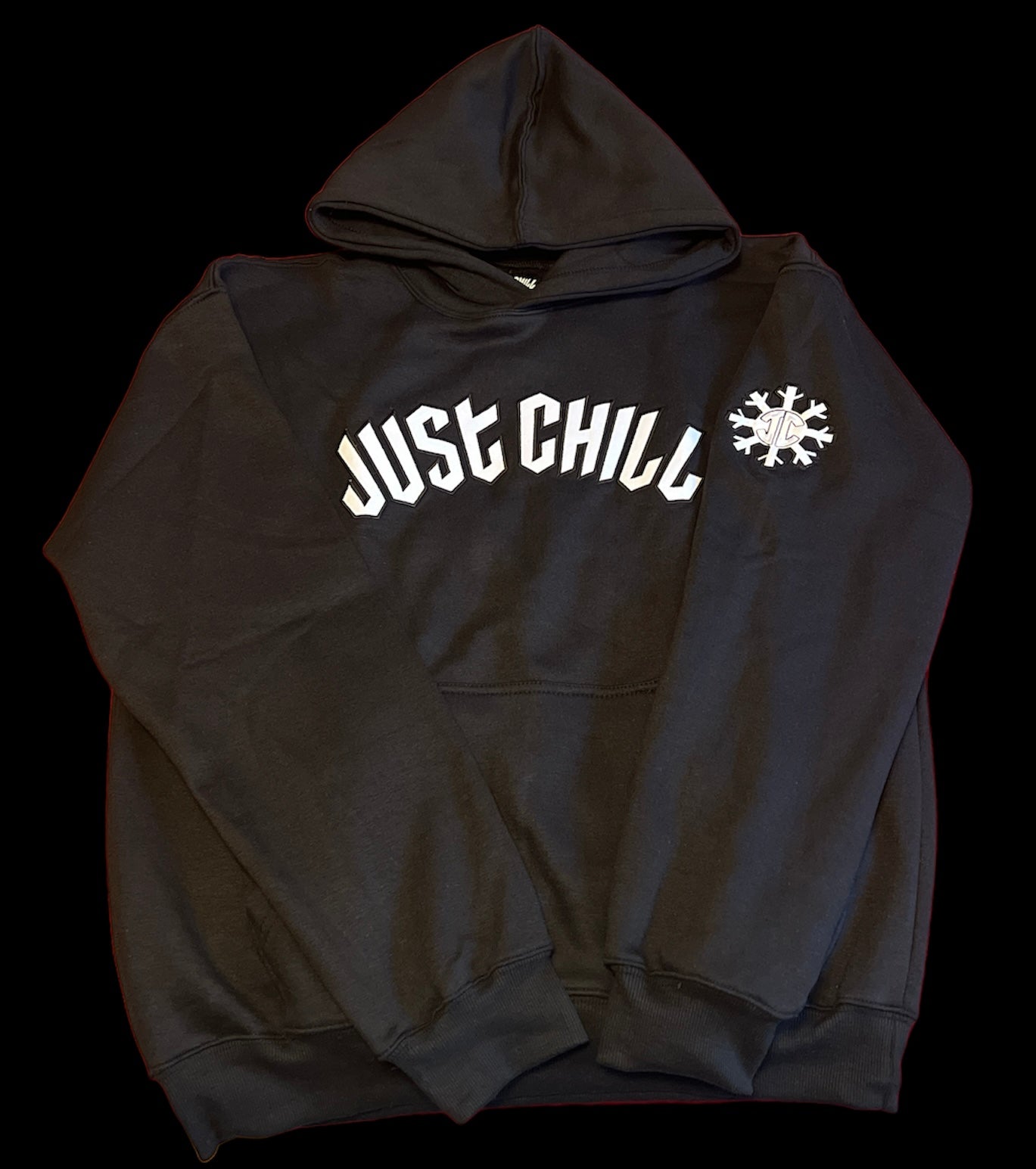 Black Snowflake Hoodie