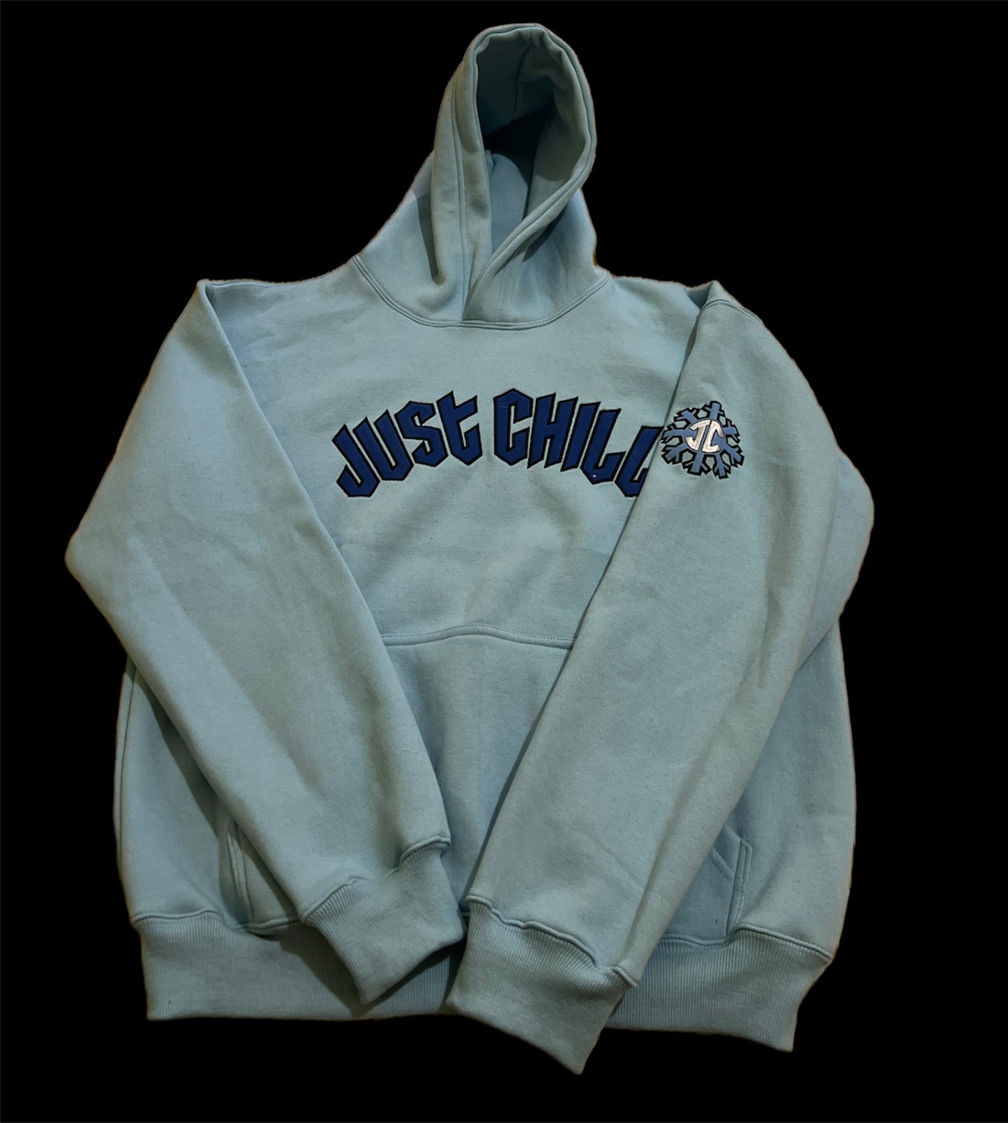 Sky Blue Snowflake Hoodie